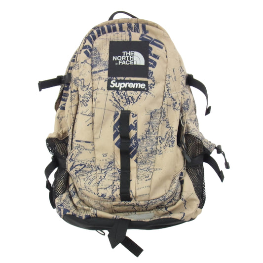 Supreme シュプリーム 12SS × THE NORTH FACE ノースフェイス Hot Shot Backpack ホット ショット バックパック リュック ベージュ系【中古】