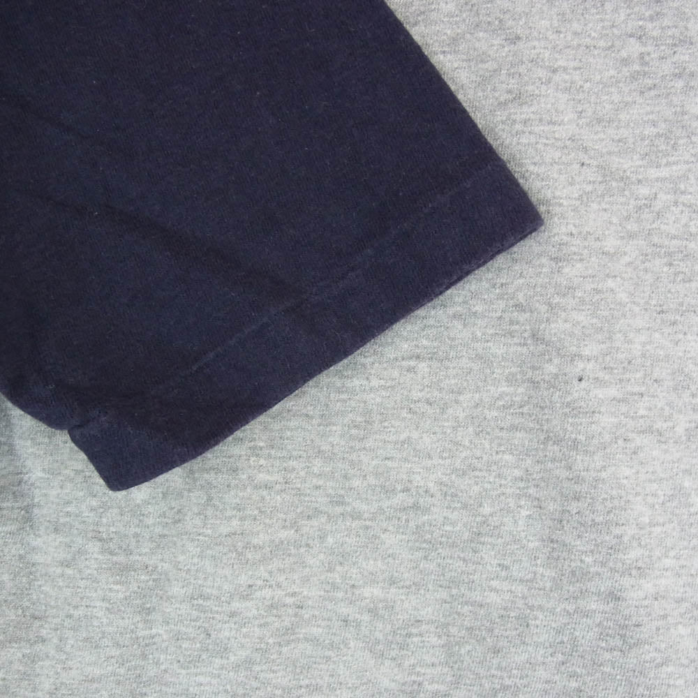 WAREHOUSE ウエアハウス EPISCOPAL フロッキー プリント 七分袖 Tシャツ グレー系 S【中古】