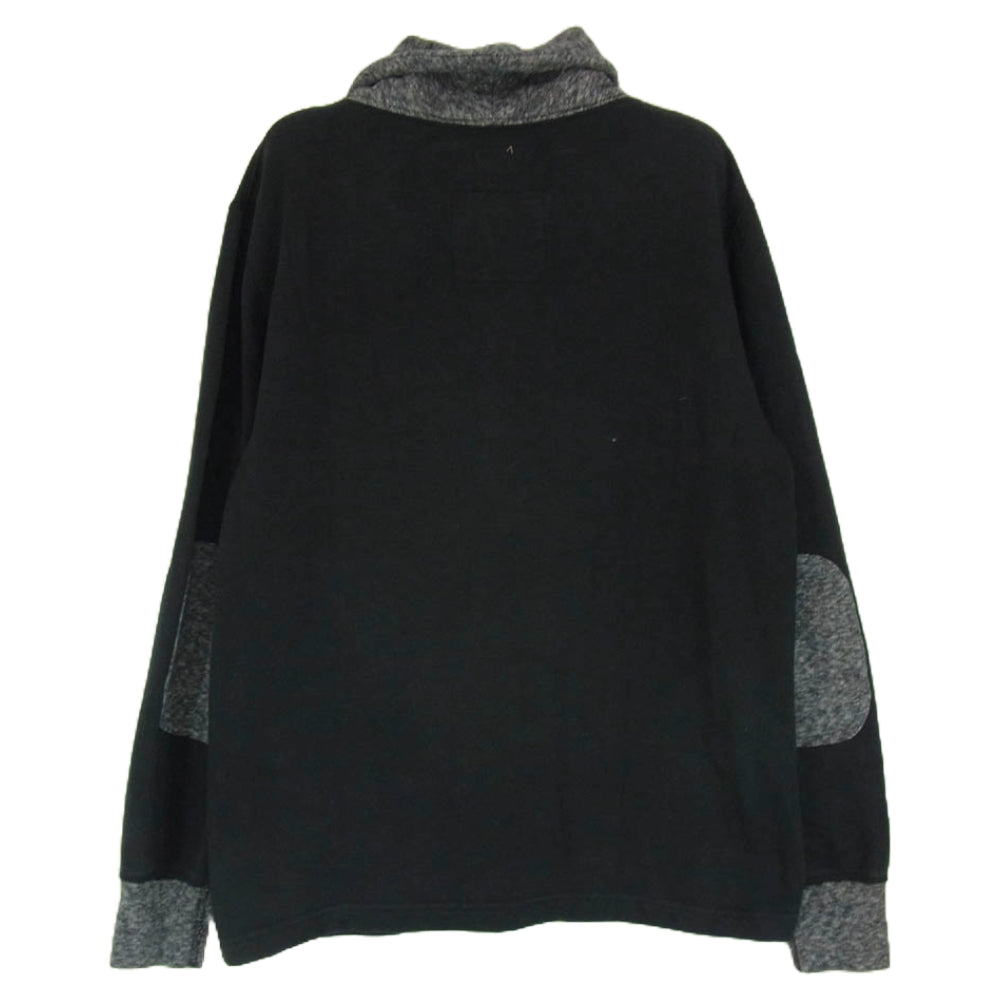 CHESWICK チェスウィック ショールカラー スウェット カーディガン ブラック系 M【中古】