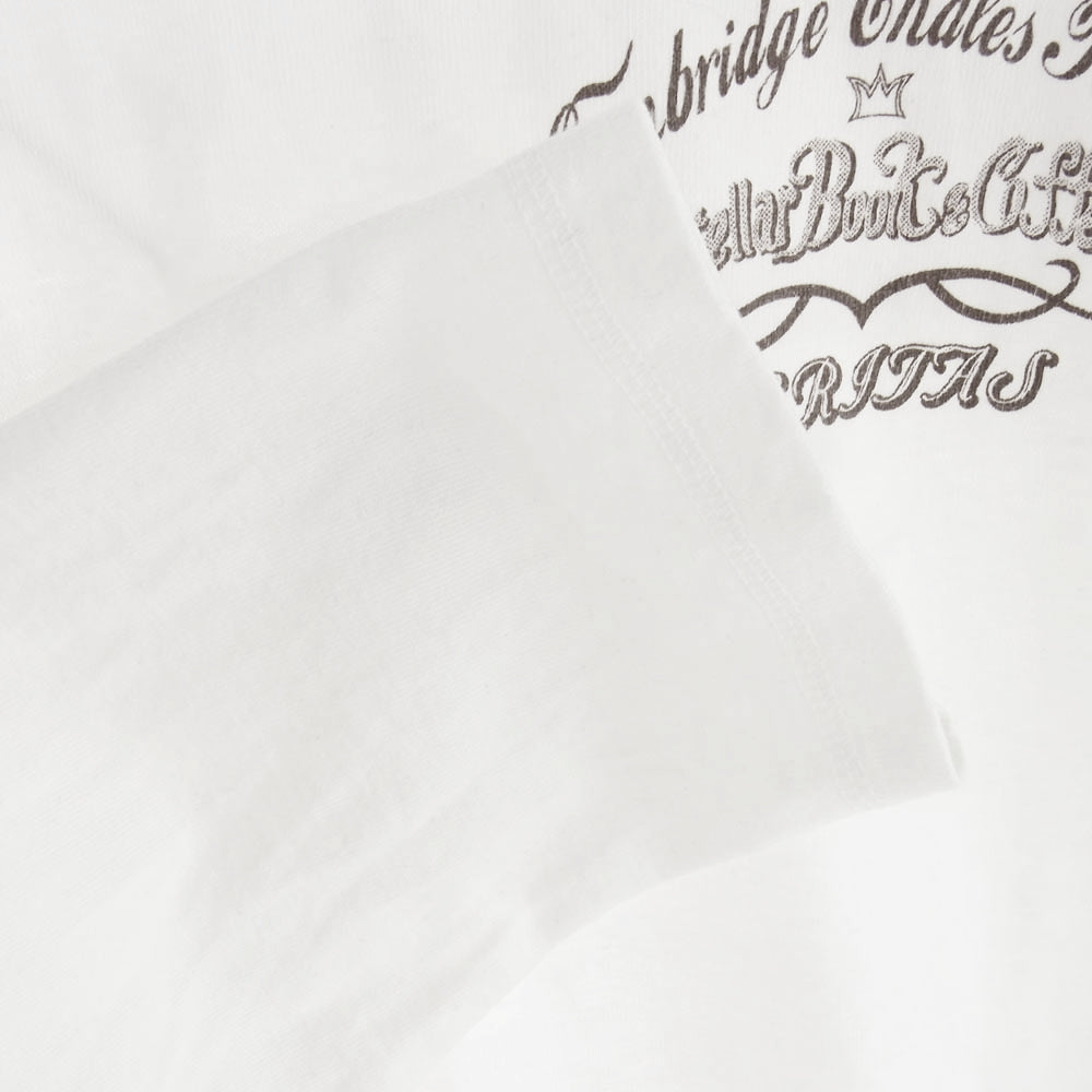 THE FLAT HEAD ザフラットヘッド 長袖 バック プリント Tシャツ ホワイト系 40【中古】