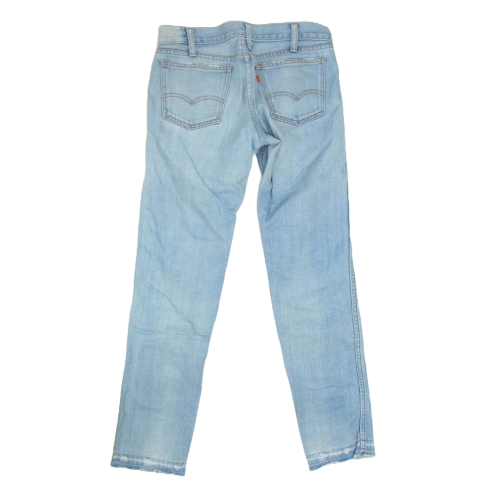 Levi's リーバイス 68606 オレンジタブ ストレート デニム パンツ 日本製 復刻 インディゴブルー系 30【中古】