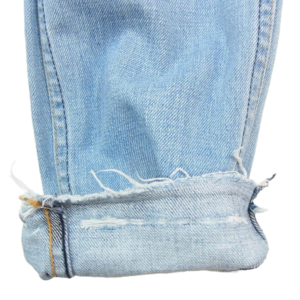Levi's リーバイス 68606 オレンジタブ ストレート デニム パンツ 日本製 復刻 インディゴブルー系 30【中古】