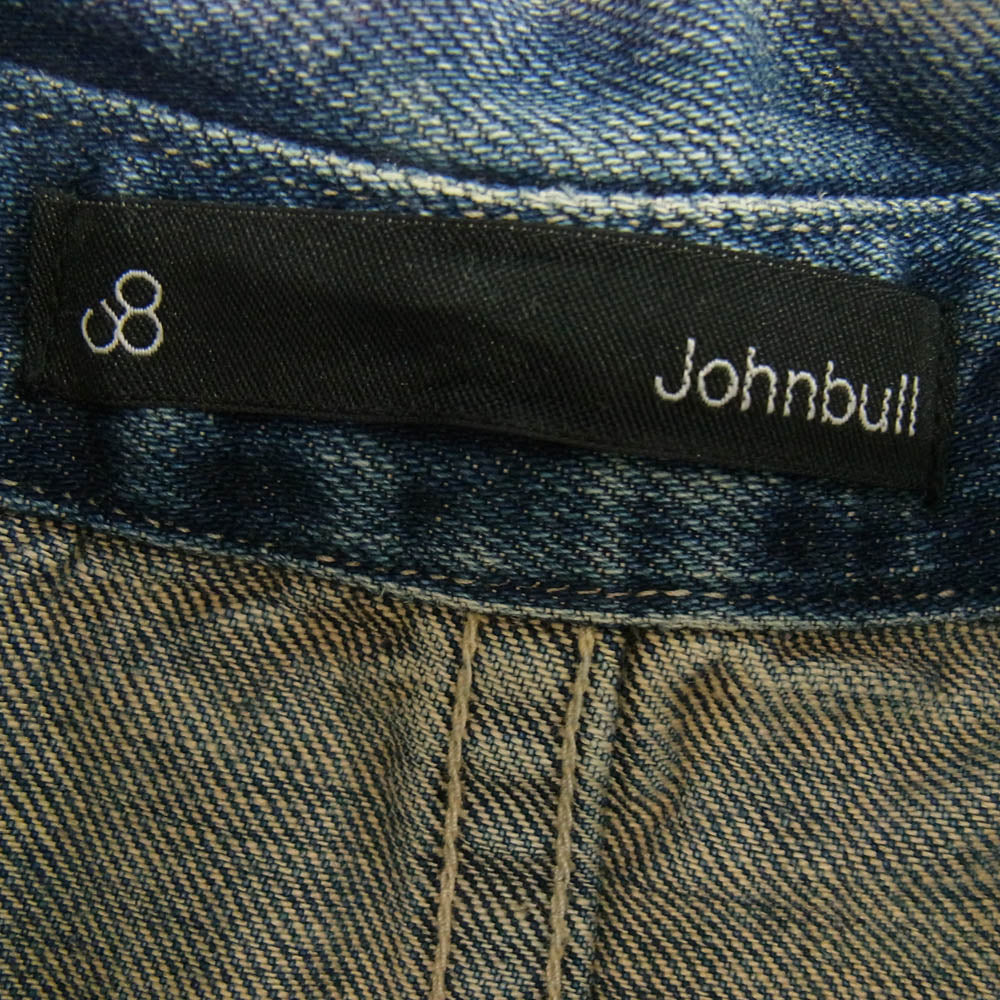 Johnbull ジョンブル 71-0480 Denim デニム ツナギ インディゴブルー系 M【中古】