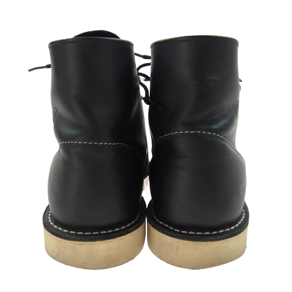 RED WING レッドウィング 8165 6inch Classic Round 6インチ クラシック ラウンド ブラック ブラック系 25cm【中古】
