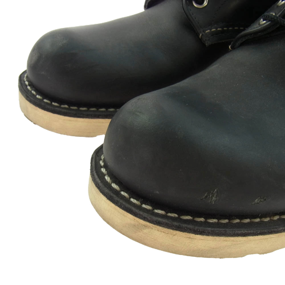 RED WING レッドウィング 8165 6inch Classic Round 6インチ クラシック ラウンド ブラック ブラック系 25cm【中古】