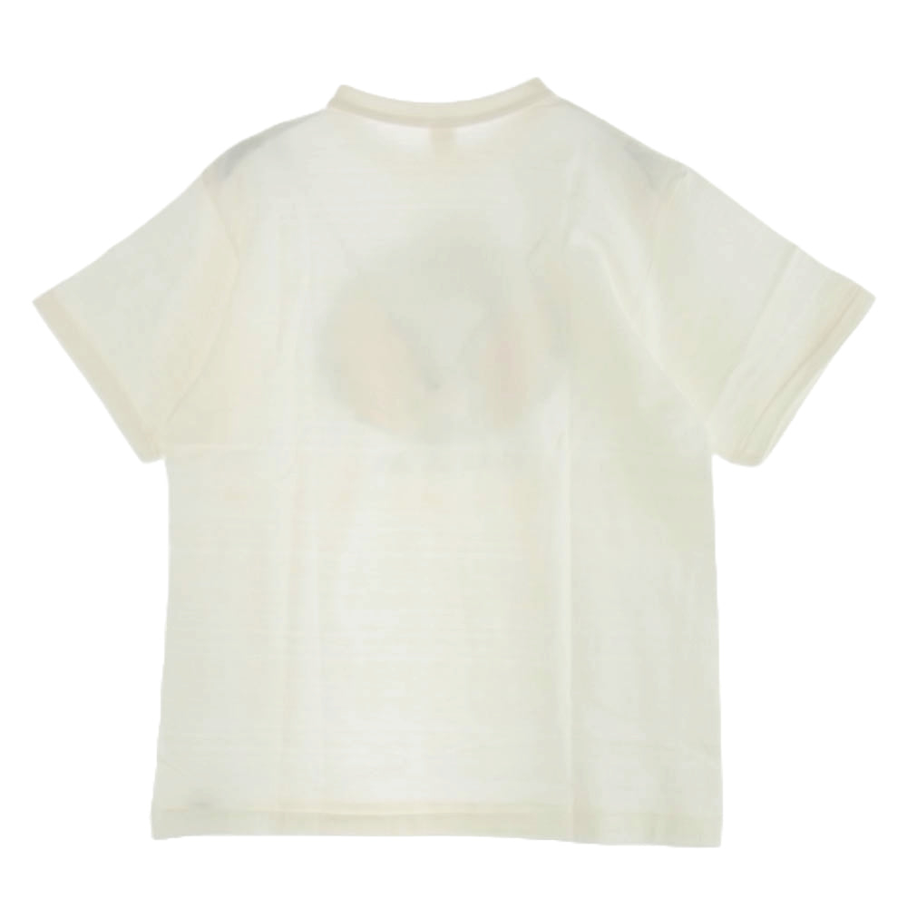 WAREHOUSE ウエアハウス 4601 20TH AIR FORCE GUAM 染み込みプリント Ｔシャツ 半袖カットソー ホワイト系 L【新古品】【未使用】【中古】