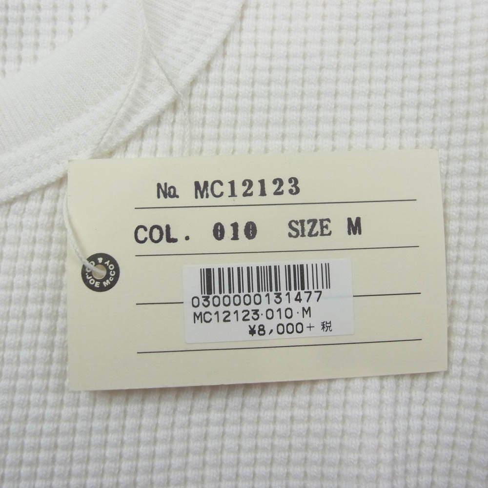 ジョーマッコイ MC12123 THERMAL LONG SLEEVE サーマル ロングスリーブ カットソー 長袖 ホワイト系 M【中古】