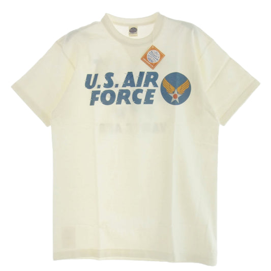 TOY'S McCOY トイズマッコイ 14SS TMC1438 U.S. AIR FORCE MILITARY TEE ミリタリー Ｔシャツ 半袖カットソー オフホワイト系 M【新古品】【未使用】【中古】