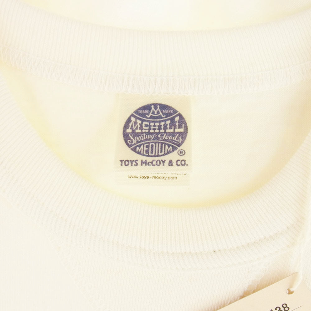 TOY'S McCOY トイズマッコイ 14SS TMC1438 U.S. AIR FORCE MILITARY TEE ミリタリー Ｔシャツ 半袖カットソー オフホワイト系 M【新古品】【未使用】【中古】