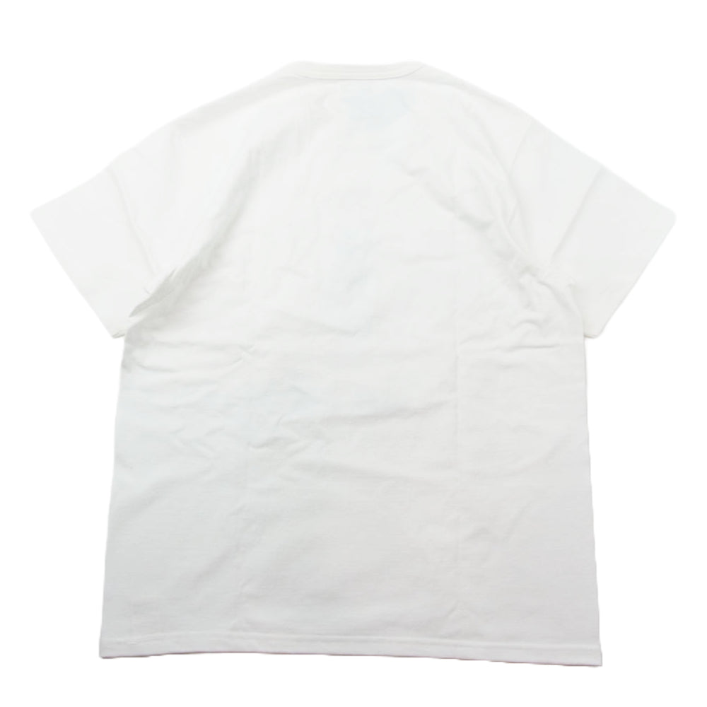 The REAL McCOY'S ザリアルマッコイズ MC19022 LIFE IS GOOD MILITARY TEE ミリタリー Ｔシャツ 半袖カットソー ホワイト系 38【中古】