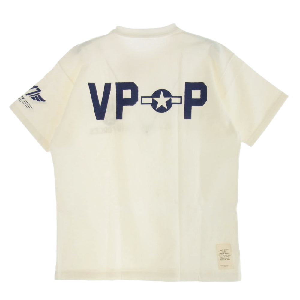 TOY'S McCOY トイズマッコイ TMC1225 MILITARY TEE ミリタリー Ｔシャツ 半袖カットソー オフホワイト系 M【中古】