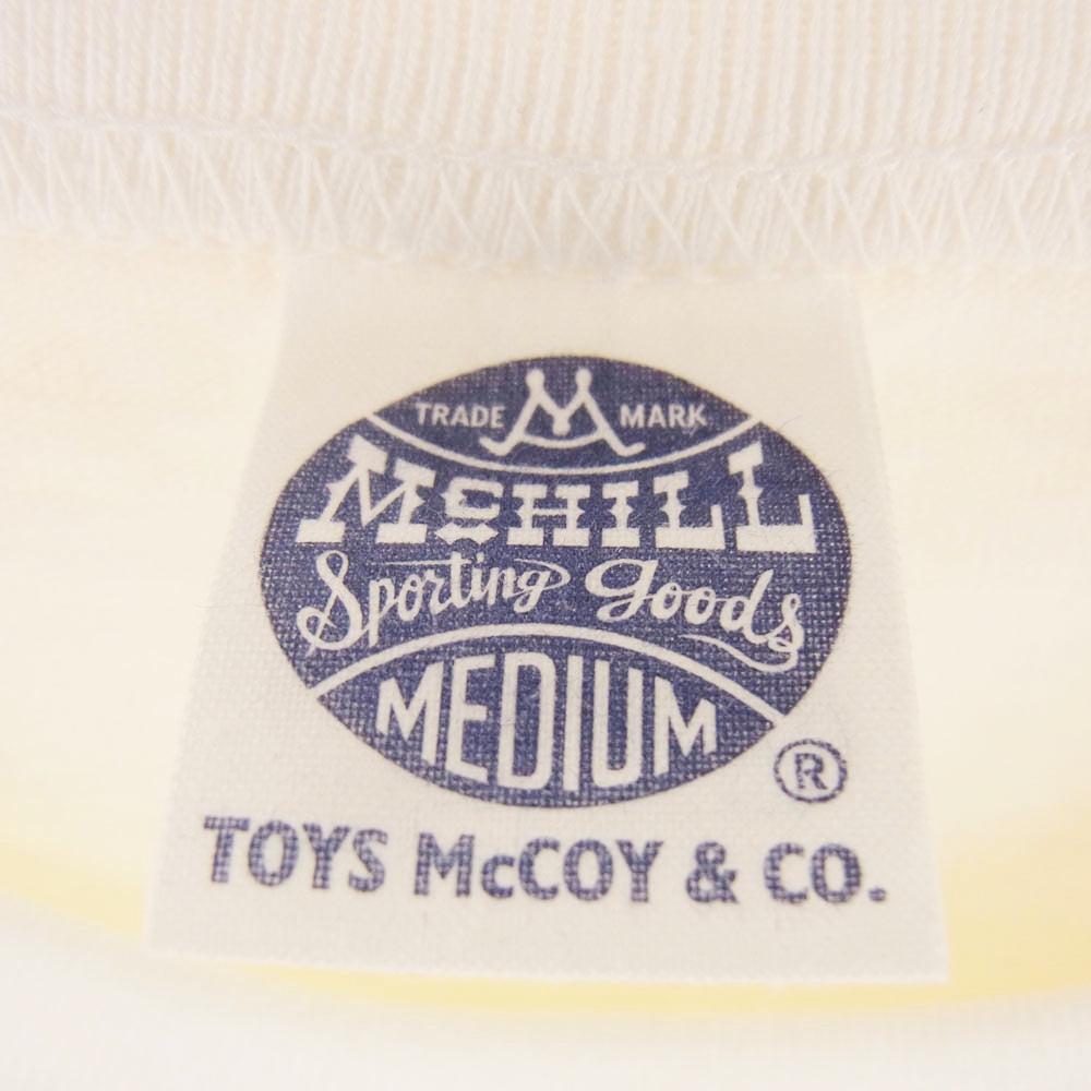 TOY'S McCOY トイズマッコイ TMC1225 MILITARY TEE ミリタリー Ｔシャツ 半袖カットソー オフホワイト系 M【中古】