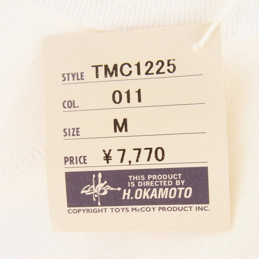 TOY'S McCOY トイズマッコイ TMC1225 MILITARY TEE ミリタリー Ｔシャツ 半袖カットソー オフホワイト系 M【中古】