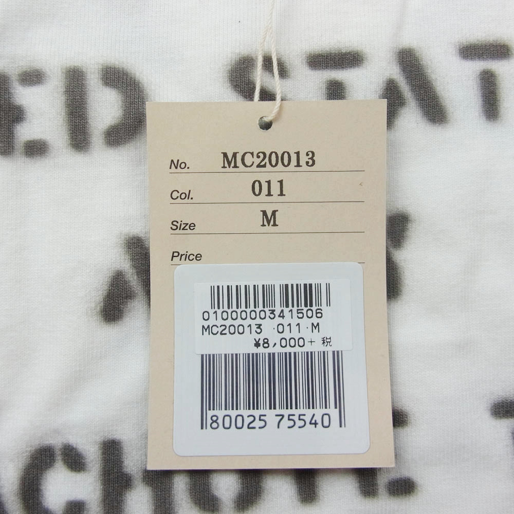 The REAL McCOY'S ザリアルマッコイズ MC20013 U.S. ARMY PARACHUTE TEAM MILITARY TEE ミリタリー Ｔシャツ 半袖カットソー ホワイト系 M【中古】