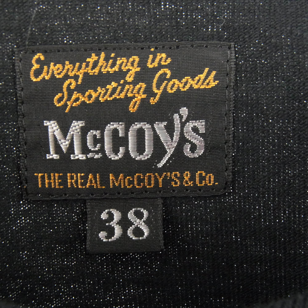 The REAL McCOY'S ザリアルマッコイズ MC20017 UNITED STATES PARATROOPS MILITARY TEE プリント Ｔシャツ 半袖カットソー ブラック系 38【新古品】【未使用】【中古】