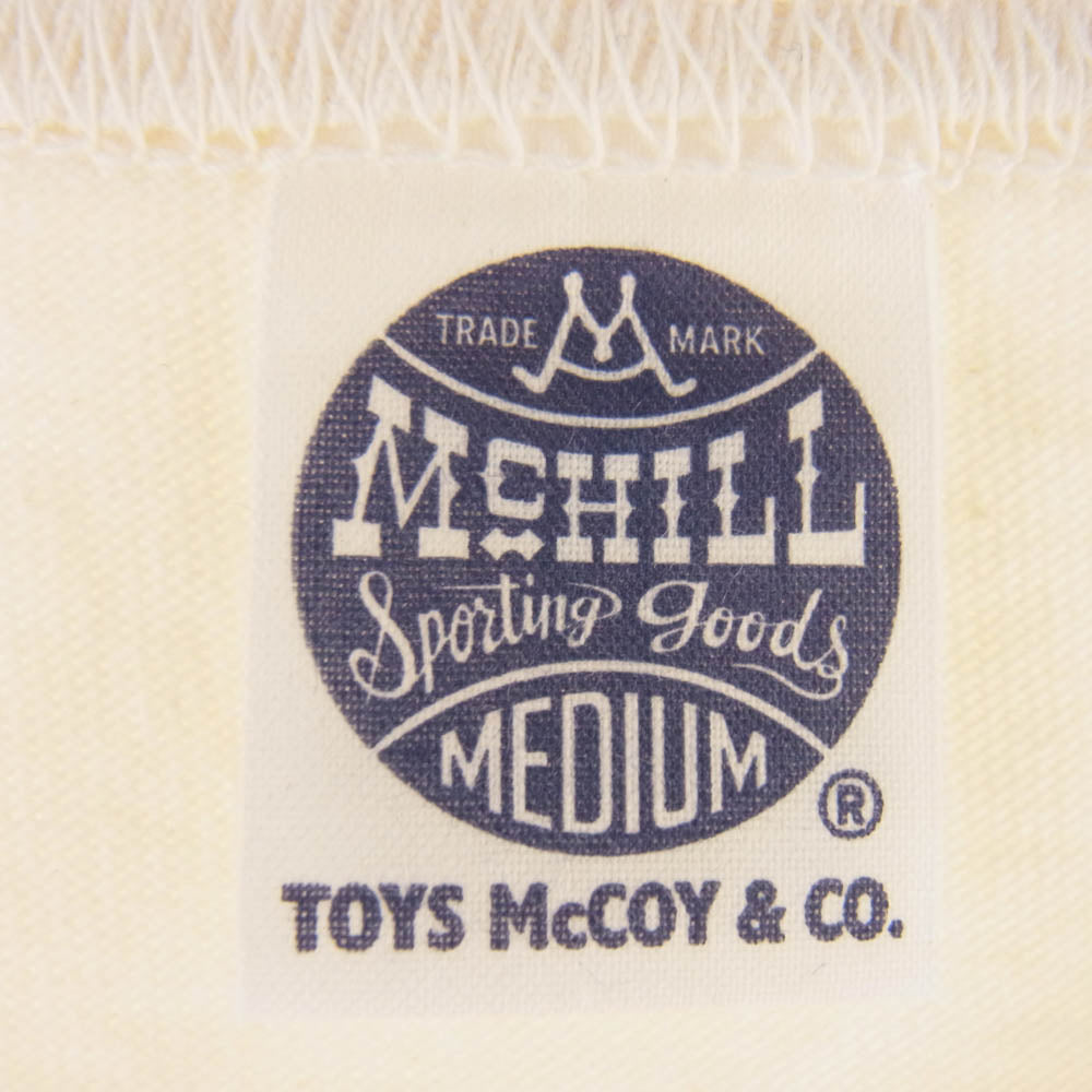 TOY'S McCOY トイズマッコイ 13SS TMC1327 U.S.AIR FORCE WING OF VICTORY MILITARY TEE ミリタリー Ｔシャツ 半袖カットソー オフホワイト系 M【新古品】【未使用】【中古】