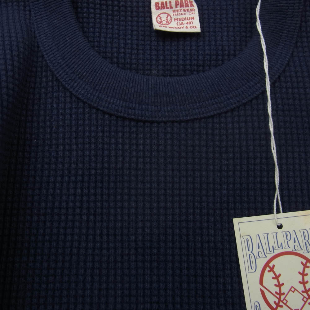 ジョーマッコイ MC12123 THERMAL LONG SLEEVE サーマル ロングスリーブ カットソー 長袖 ネイビー系 M【新古品】【未使用】【中古】