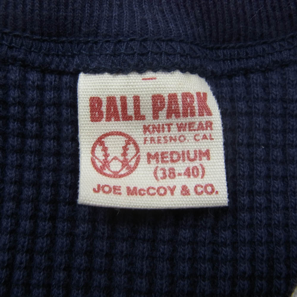 ジョーマッコイ MC12123 THERMAL LONG SLEEVE サーマル ロングスリーブ カットソー 長袖 ネイビー系 M【新古品】【未使用】【中古】
