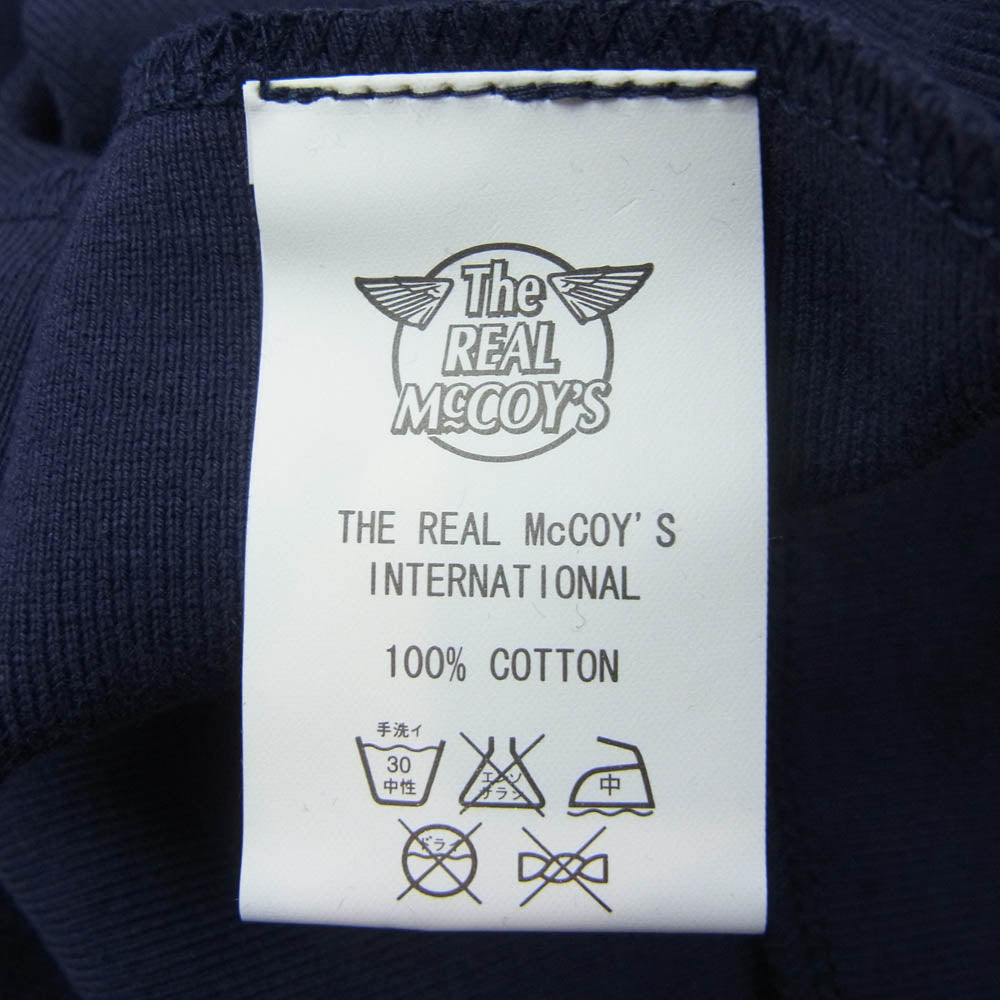 ジョーマッコイ MC12124 LONG SLEEVE UNION SHIRT ヘンリーネック ロングスリーブ カットソー 長袖 ネイビー系 M【新古品】【未使用】【中古】