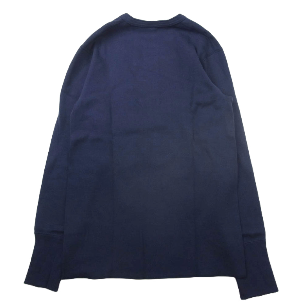ジョーマッコイ MC12124 LONG SLEEVE UNION SHIRT ヘンリーネック ロングスリーブ カットソー 長袖 ネイビー系 M【極上美品】【中古】
