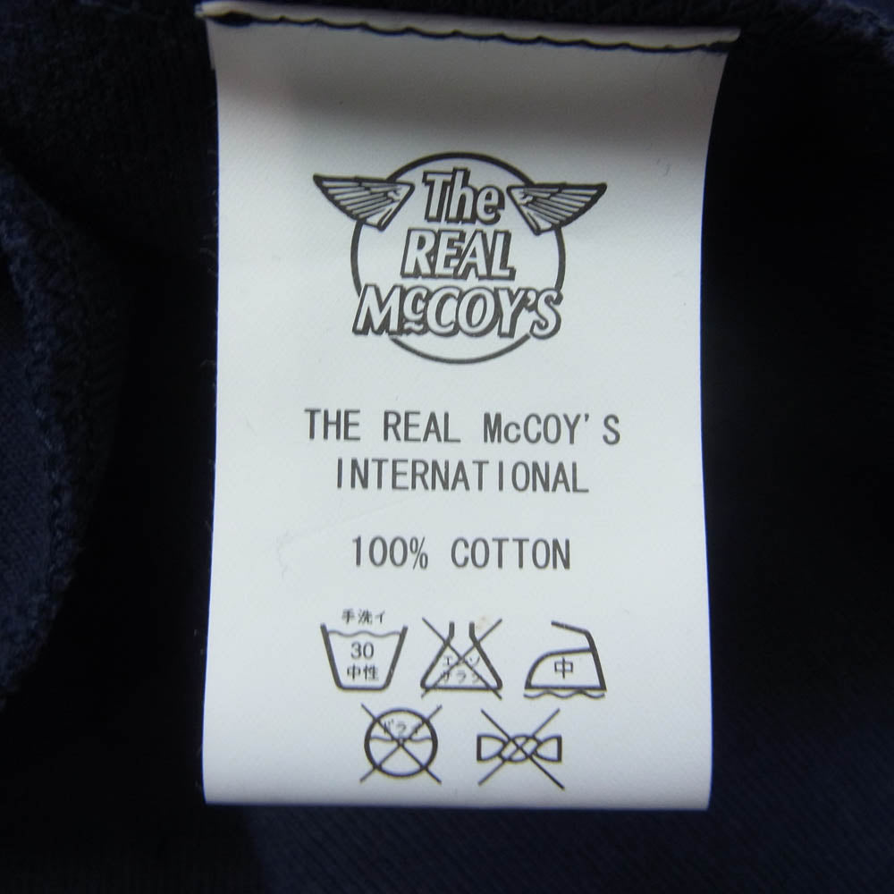 ジョーマッコイ MC12124 LONG SLEEVE UNION SHIRT ヘンリーネック ロングスリーブ カットソー 長袖 ネイビー系 M【極上美品】【中古】