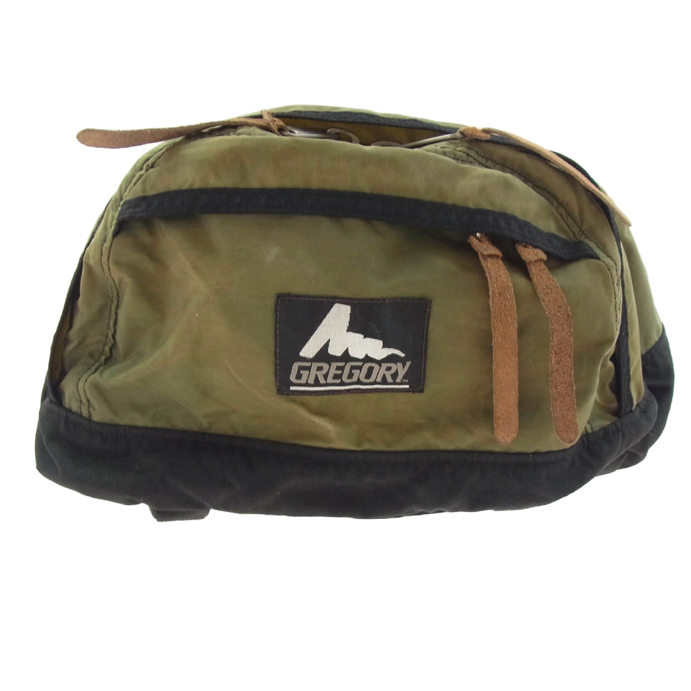 GREGORY グレゴリー USA製 旧タグRUMPER ROOM ランパールーム ショルダー バッグ ウエスト ボディバッグ カーキ系【中古】