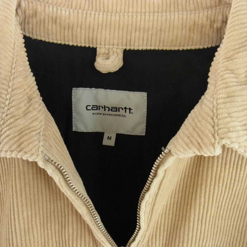 Carhartt カーハート MADISON JACKET コーデュロイ ジップアップ ジャケット ベージュ系 M【中古】