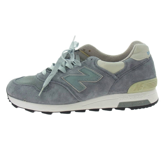 NEW BALANCE ニューバランス M1400SB 【観賞用】1400  Steel Blue スティールブルー ローカット スニーカー グレー系 27.5cm【中古】