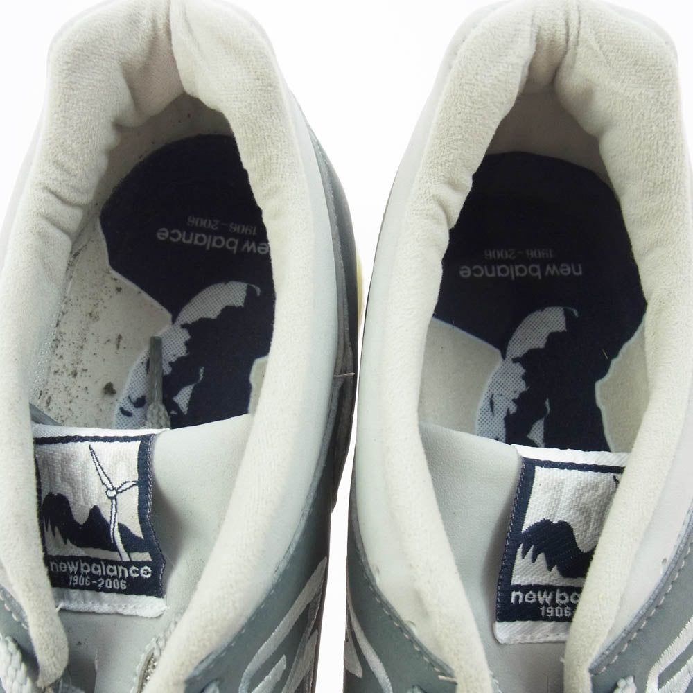 NEW BALANCE ニューバランス M1500UK IB 【観賞用】Made in UK 1500 I AN BYERS グレー系 27.5cm【中古】