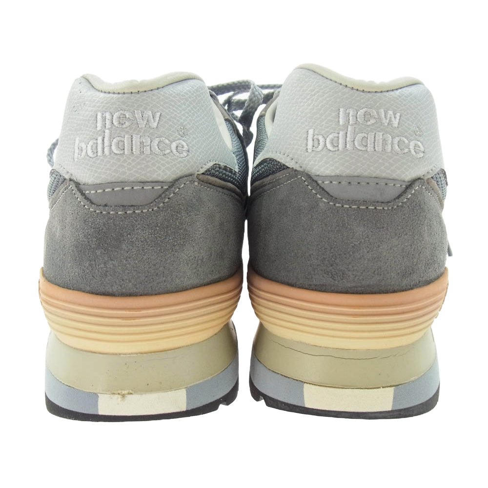 NEW BALANCE ニューバランス M576SGA 【観賞用】25周年記念モデル  スエード メッシュ ローカット スニーカー グレー系 27.5cm【中古】