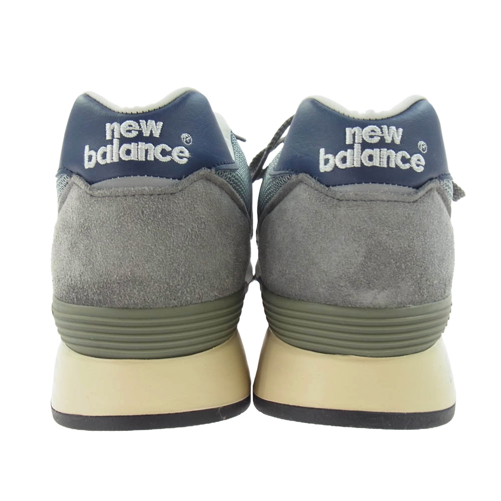 NEW BALANCE ニューバランス M577ANG 【観賞用】25周年記念モデル スエード メッシュ ローカット スニーカー グレー系 27.5cm【中古】
