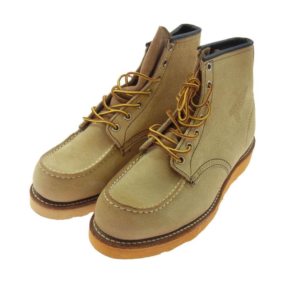 RED WING レッドウィング 8173 6-inch Classic Moc 6インチ クラシック モック スエード ブーツ ライトブラウン系 8.5【中古】