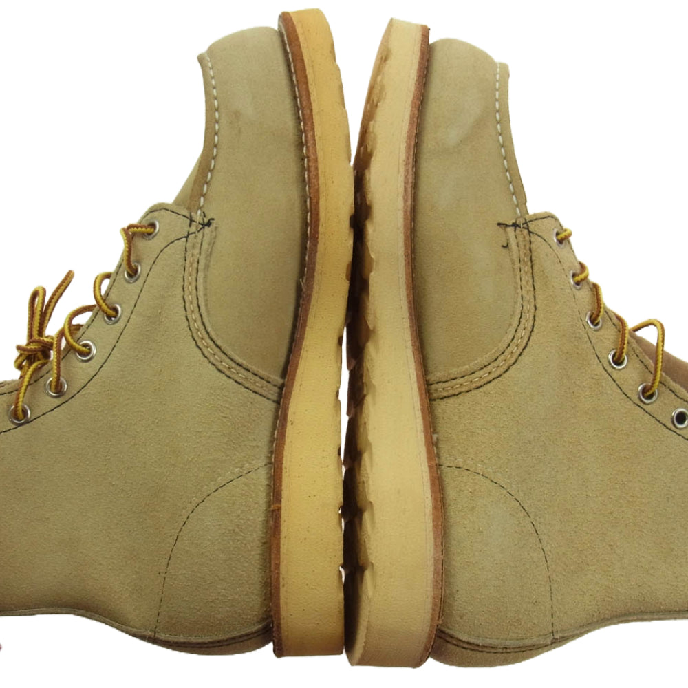 RED WING レッドウィング 8173 6-inch Classic Moc 6インチ クラシック モック スエード ブーツ ライトブラウン系 8.5【中古】