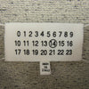 MAISON MARGIELA メゾンマルジェラ 16SS S30HA0870 14ライン 4ステッチ シルクコットン ショルダーボタン クルーネックニット グレー系 S【中古】