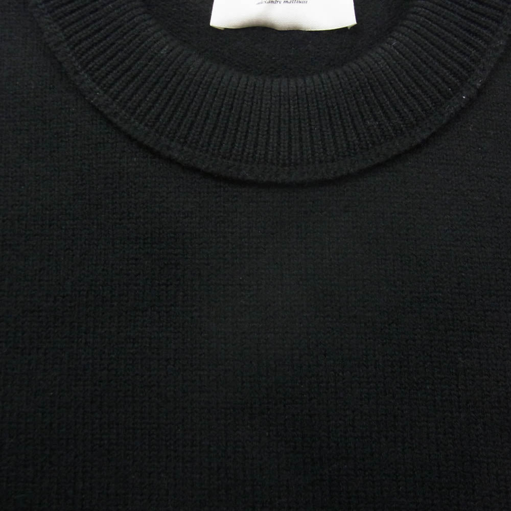 AMI PARIS アミパリス BFUKS006 Ami de Coeur ロゴ セーター ニット ブラック系 XXL【美品】【中古】
