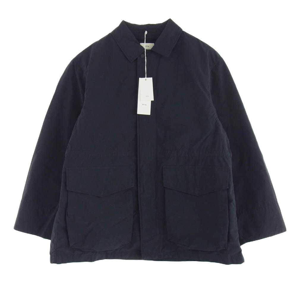 ATON エイトン AIR WEATHER FIELD COAT  ウェザー フィールド コート ジャケット ダークネイビー系 48 06(48)【美品】【中古】