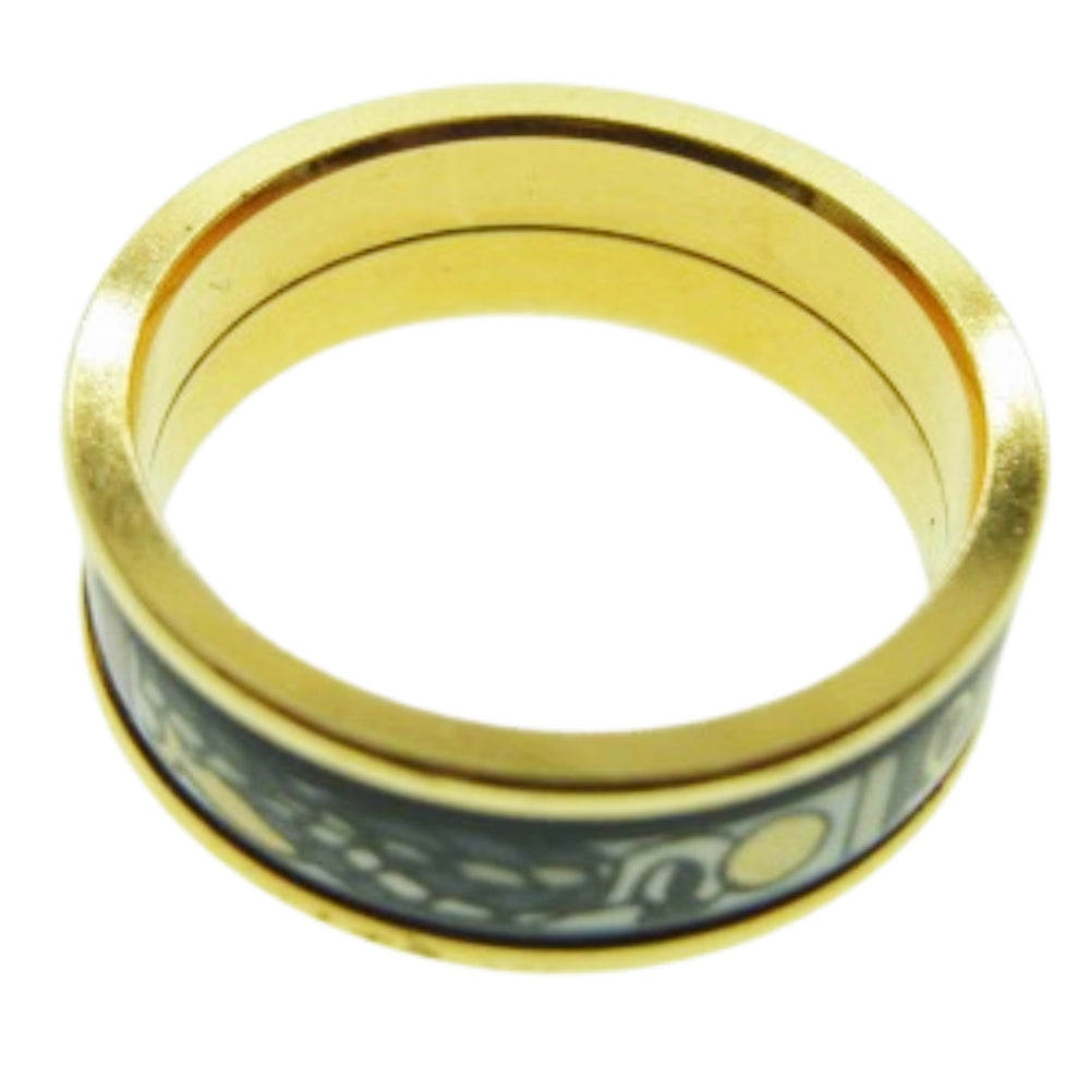 ミカエラフレイ リング 指輪 ゴールド系 9.5号【中古】