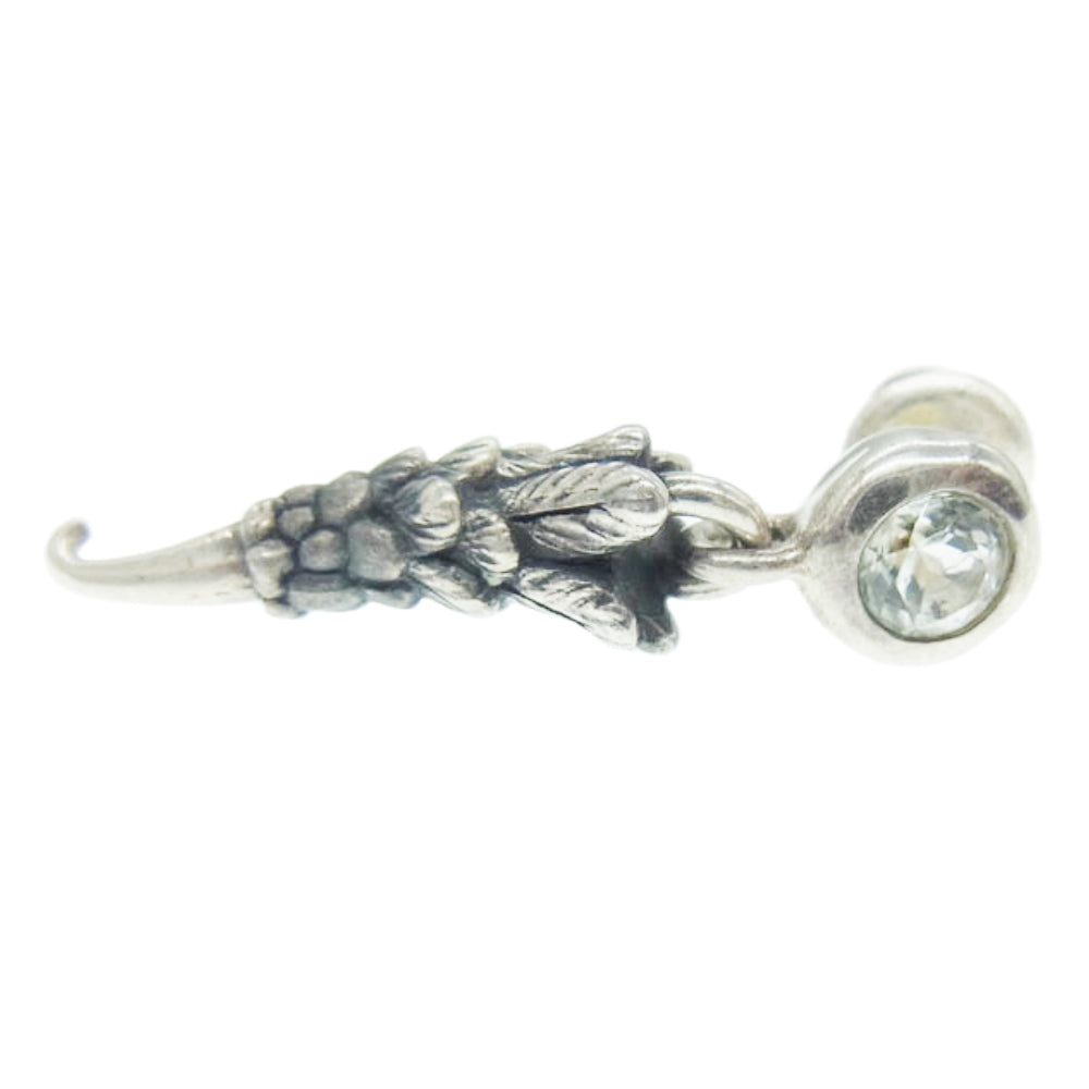 Bloody Mary ブラッディマリー ロック バード ストーン ピアス シルバー系【中古】