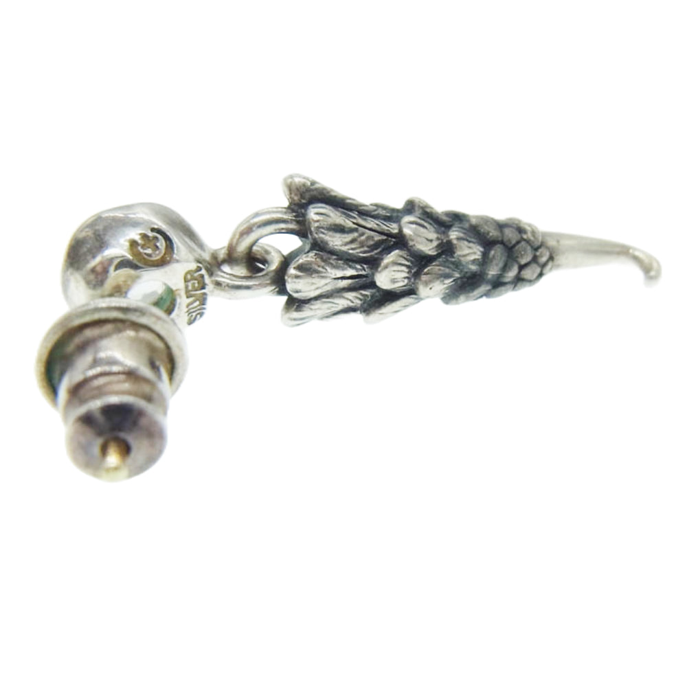 Bloody Mary ブラッディマリー ロック バード ストーン ピアス シルバー系【中古】