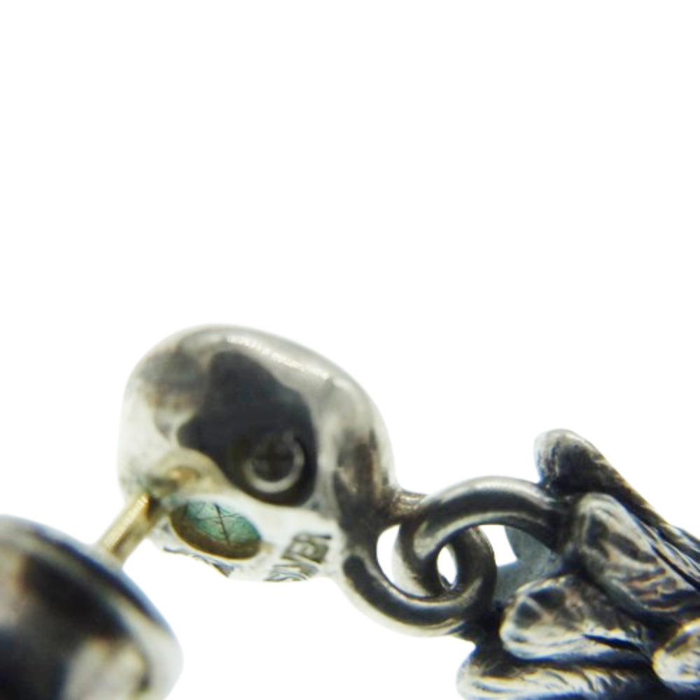 Bloody Mary ブラッディマリー ロック バード ストーン ピアス シルバー系【中古】