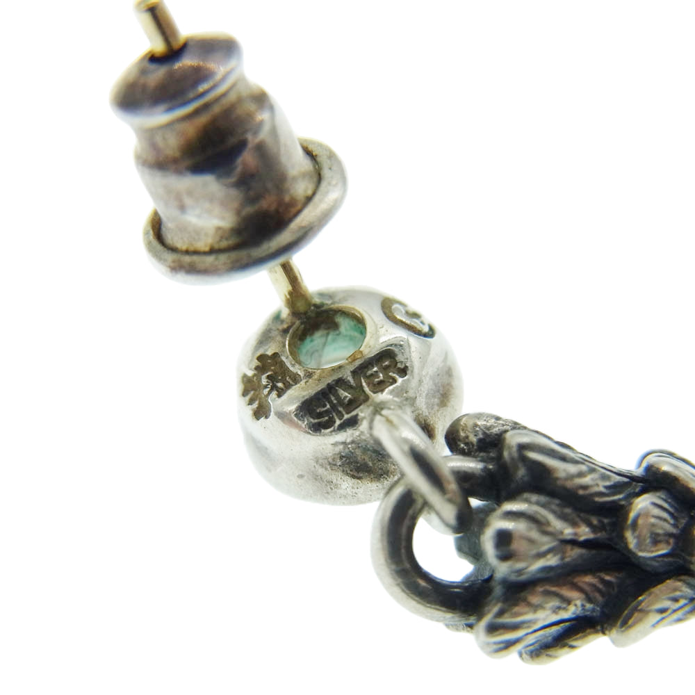 Bloody Mary ブラッディマリー ロック バード ストーン ピアス シルバー系【中古】