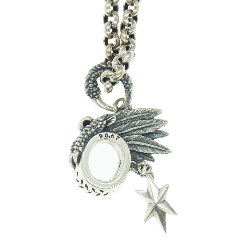 Bloody Mary ブラッディマリー 05年 クリスマス限定 シリウス シルバー ペンダント ネックレス【中古】