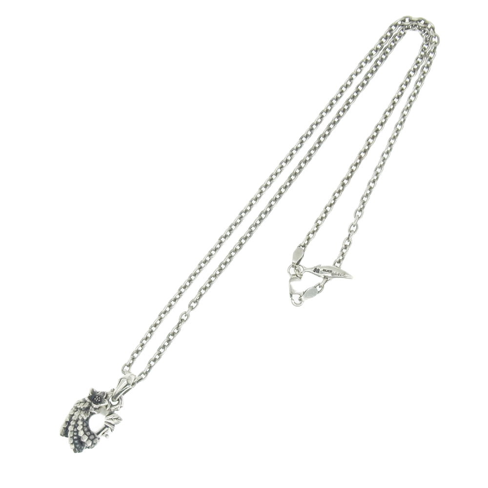 Bloody Mary ブラッディマリー 07年 クリスマス限定 ロケット エメラルド シルバー ペンダント ネックレス【中古】