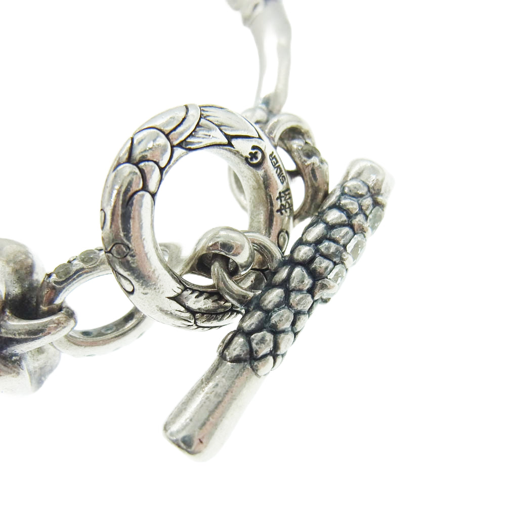 Bloody Mary ブラッディマリー ナイト レイヴン ホワイトトパーズ シルバー ブレスレット シルバー系【中古】