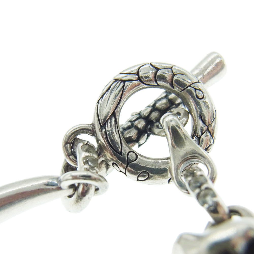 Bloody Mary ブラッディマリー ナイト レイヴン ホワイトトパーズ シルバー ブレスレット シルバー系【中古】