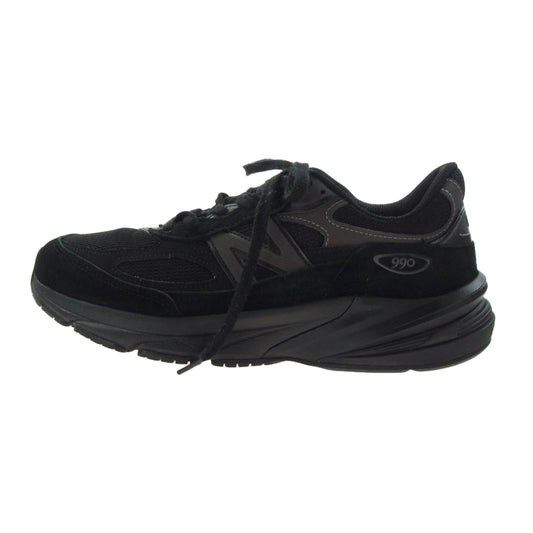 NEW BALANCE ニューバランス U990BB6 【フェイクバスターズ鑑定済】990V6 Triple Black トリプル ブラック ブラック系 27.5cm【美品】【中古】