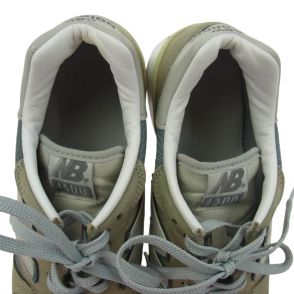 NEW BALANCE ニューバランス M1300JP3 【フェイクバスターズ鑑定済】M1300JP3 2020年 USA製 ローカット スニーカー カーキ系 9.5D【中古】