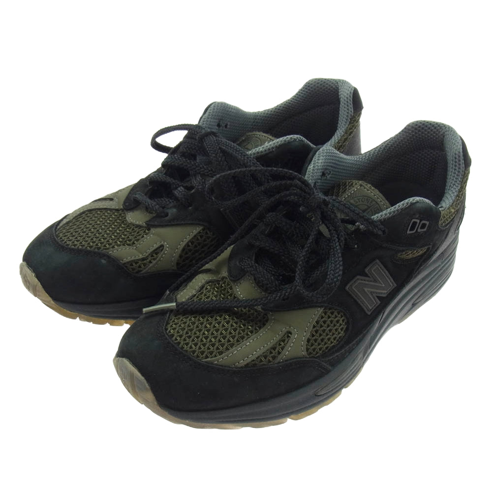 NEW BALANCE ニューバランス U991SD2 【フェイクバスターズ鑑定済】Stone Island 991V2 Black ストーンアイランド ブラック ブラック系 9.5D【中古】