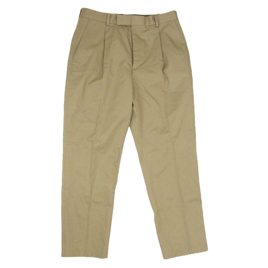 WACKO MARIA ワコマリア 22FWE-WMP-TR01 PLEATED TROUSERS スラックス パンツ ブラウン系 L【中古】