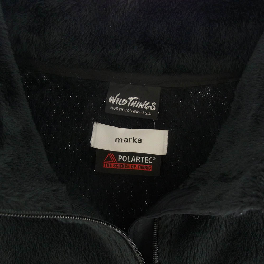 marka マーカ C-22CS01 WILDTHINGS ECWCS LEVEL3 MINIMALIZED polartec high loft fleece ポーラテック ハイロフト フリース ミニマライズド ジャケット ブラック系 3【中古】